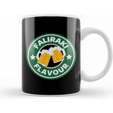 Humuts Faliraki Flavour Coffee Logo Beyaz Kupa
