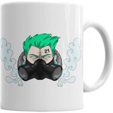 Humuts Fantasy Gas Mask Beyaz Kupa