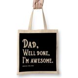 Humuts Father's Day Collection The Walking Dad Bez Uzun Saplı Açık Bej Rengi Çanta