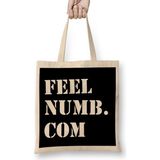 Humuts Feel Numb Dot Com Pink Floyd Amplifiers Bez Uzun Saplı Açık Bej Rengi Çanta