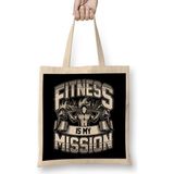 Humuts Fitness is My Mission Gym Cardio Weightlifting Bez Çanta