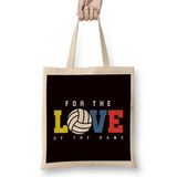 Humuts For Love Of Game Volleyball Player Coach Team Setter Bez Kadın Günlük Çanta