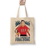 Humuts Forrest Gump All American Ping Pong Bez Uzun Saplı Açık Bej Rengi Çanta