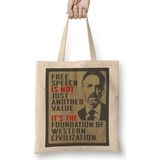 Humuts Free Speech Famous Quote Jordan Peterson Bez Kadın Günlük Çanta
