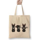 Humuts French Bulldog Coffee Lover Bez Kadın Günlük Çanta