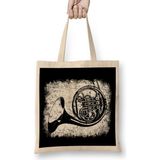 Humuts French Horn Big Band Gifts Marching Band Vintage French Horn Müzik Bez Kadın Günlük Çanta