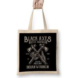 Humuts Fun Cool Vintage Native American Black Axes Bez Çanta