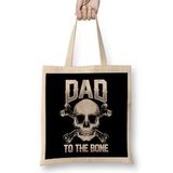 Humuts Funny Dad To The Bone Pun Father's Dad Jokes Bez Kadın Günlük Çanta