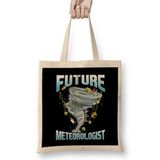 Humuts Funny Future Meteorologist Tornado & Hurricanes Bez Kadın Günlük Çanta