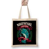 Humuts Funny Narwhal Unicorn Of The Sea Bez Kadın Günlük Çanta