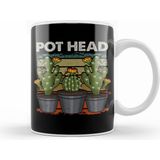 Humuts Funny Pot Head Gardening Plant Pun Kupa Bardak