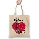 Humuts Future Mrs Louis Theroux Love Heart Bez Uzun Saplı Açık Bej Rengi Çanta