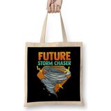 Humuts Future Storm Chaser Tornado Hurricane Thunder Bez Uzun Saplı Açık Bej Rengi Çanta