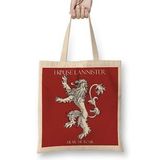 Humuts Game of Thrones House Lannister 2 Uzun Saplı Kadın Bez Çanta