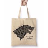Humuts Game of Thrones Winter is Coming Uzun Saplı Kadın Bez Çanta