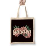 Humuts Garden Flowers Plants Gardener Gardening Planting Botanical Bez Uzun Saplı Açık Bej Rengi Çanta