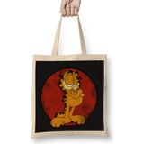 Humuts Garfield 05 Açık Bej Uzun Saplı Bez Çanta