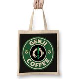 Humuts Genji Coffee Overwatch Açık Bej Uzun Saplı Bez Çanta