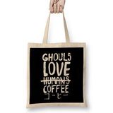 Humuts Ghouls love coffee Bez Kadın Günlük Çanta