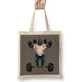 Humuts Gorilla Fitness Açık Bej Uzun Saplı Bez Çanta