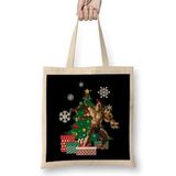 Humuts Goro Around The Christmas Tree Mortal Kombat Uzun Saplı Bez Çanta
