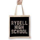 Humuts Grease Rydell High School Açık Bej Uzun Saplı Bez Çanta