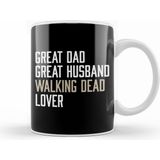 Humuts Great Dad Great Husband Walking Dead Lover Kupa Bardak