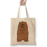 Humuts Grizzly Bear 01 Bez Bayan Günlük Çanta