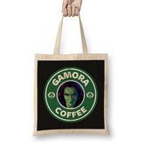 Humuts Guardians Of The Galaxy Gamora Coffee Starbucks Uzun Saplı Bez Kadın Günlük Çanta