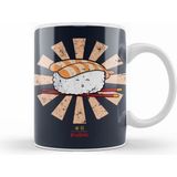 Humuts Happy Sushi Retro Japanese Kupa Bardak