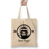 Humuts Harambe The Gorilla Açık Bej Uzun Saplı Bez Çanta