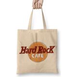 Humuts Hard Rock Cafe Açık Bej Uzun Saplı Bez Çanta