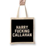 Humuts Harry Fucking Callahan Açık Bej Uzun Saplı Bez Çanta