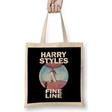 Humuts Harry Styles In Fine Line Açık Bej Uzun Saplı Bez Çanta