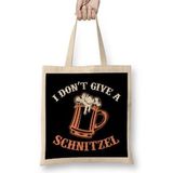 Humuts I Don t Give A Schnitzel German Beer Oktoberfest Uzun Saplı Bez Çanta