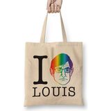 Humuts I Heart Louis Pride Rainbow Theroux Bez Uzun Saplı Açık Bej Rengi Çanta