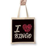 Humuts I Love Bingo Gamble Lucky Game Player Gambling Gift Bez - 40 X 40Bayan Günlük Çanta