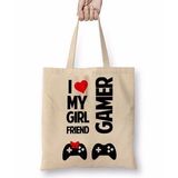 Humuts I Love My Girl Friends Gamer Bez Kadın Günlük Çanta