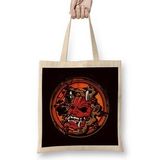 Humuts Japanese Warrior Mask Mempo Ninja Samurai Shinobi Katana Uzun Saplı Açık Bej Bez Çanta