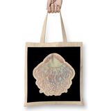 Humuts Jellyfish Silver Holo Uzun Saplı Açık Bej Bez Çanta