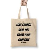 Humuts Jim Morrison Quotes Gift Vintage Retro Rainbow Style Bez Uzun Saplı Açık Bej Rengi Çanta