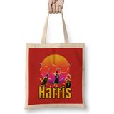 Humuts Joe Harris Vintage Art - Legend Basketball Gift Açık Bej Uzun Saplı Bez Çanta