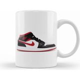 Humuts Jordan 1 Mid Gym Red Black White Kupa
