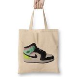 Humuts Jordan 1 Mid Pastel Black Toe Bez Kadın Günlük Çanta