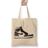Humuts Jordan 1 Retro High Dark Mocha Bez Kadın Günlük Çanta