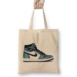 Humuts Jordan 1 Retro High Tie-Dye W Bez Kadın Günlük Çanta