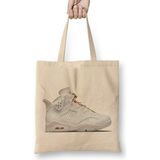 Humuts Jordan 5 Retro Supreme White and Black Sneaker Bez Kadın Günlük Çanta