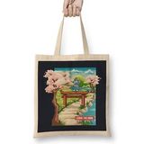 Humuts Leave The Road Take The Trails Japanese Garden Pixel Art Bez Çanta