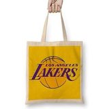 Humuts Los Angeles Lake Basketboll Uzun Saplı Açık Bej Bez Çanta
