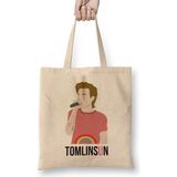 Humuts Louis Tomlinson Bez Uzun Saplı Açık Bej Rengi Çanta